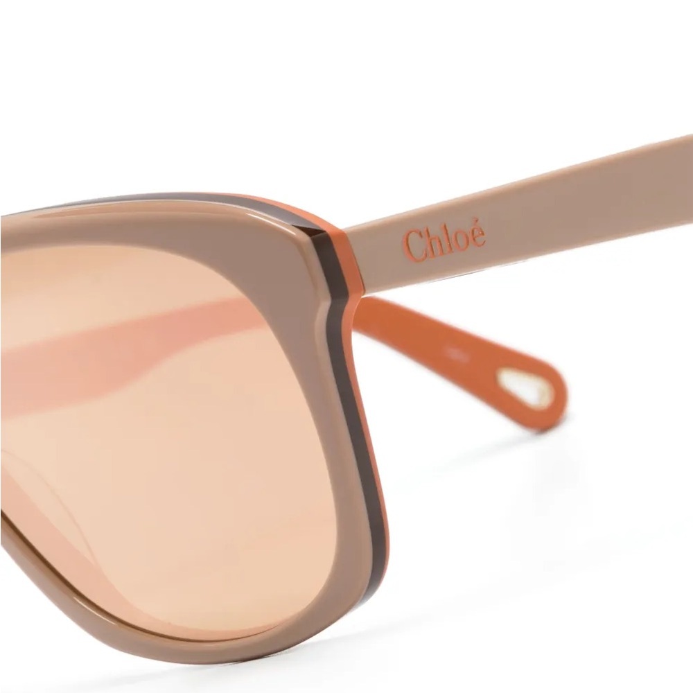 Chloé Women's Jasper Shield Navigator Sunglasses, 99mm - Picture 4 of 12